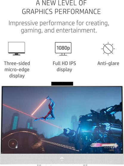 HP 24-df1250 - All-in-One Desktop PC - Intel i3 512GB SSD