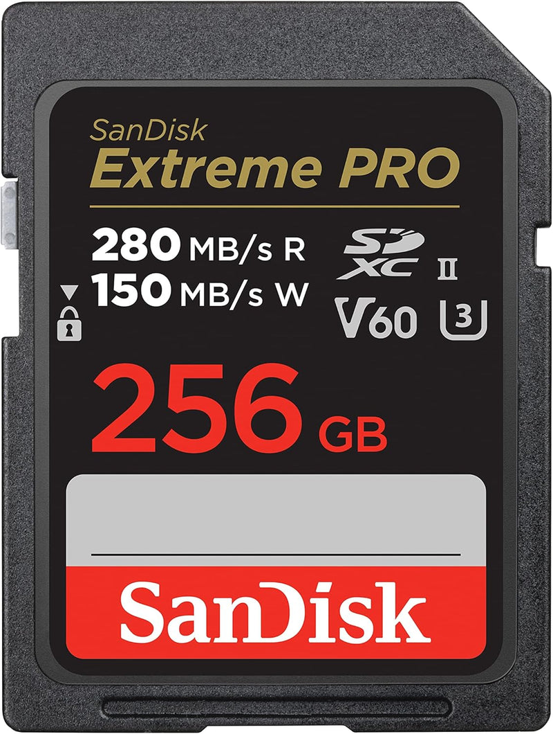 SanDisk SDSDXEP-256G-GN4IN 256GB Extreme PRO UHS-II SD Card — main product image