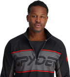 Spyder 38A125314 Men's Paramount Zip T-Neck Mid-Layer