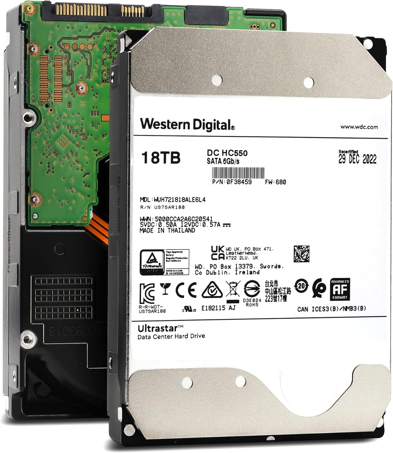 Western Digital WUH721818ALE6L4 Ultrastar 18TB SATA HDD