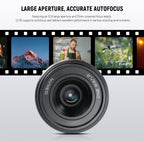 Neewer 10104310 27mm F2.8 APS-C Autofocus Lens Sony E-Mount