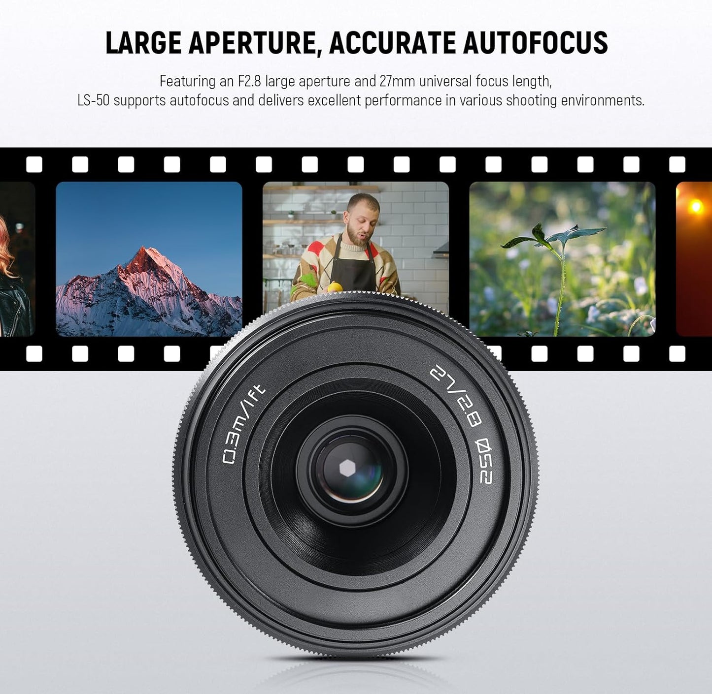 Neewer 10104310 27mm F2.8 APS-C Autofocus Lens Sony E-Mount