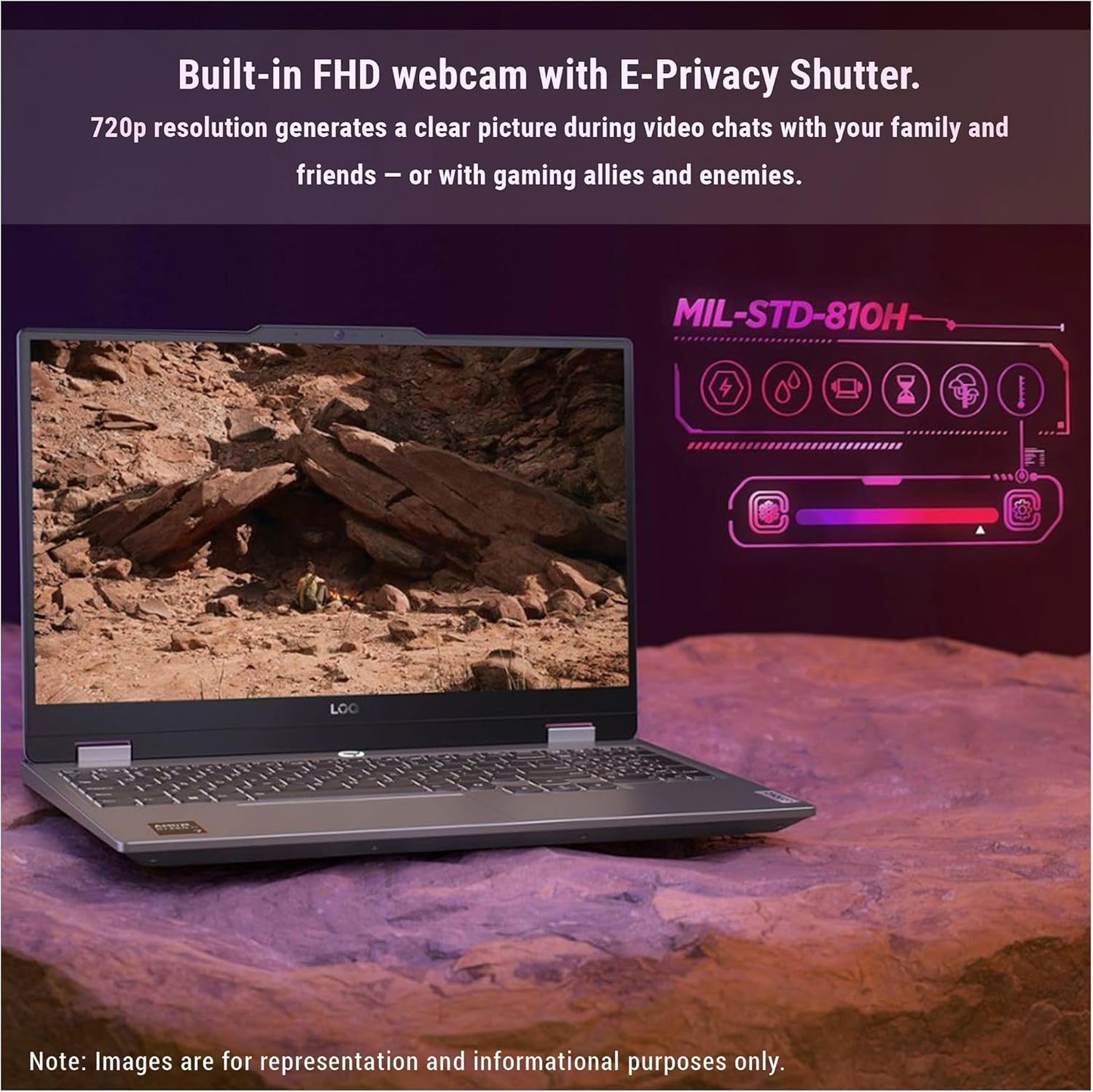 Lenovo LOQ Gaming Laptop Ryzen 7 RTX 4070