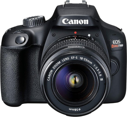 Canon 2628C029 EOS Rebel T100 DSLR Camera Bundle