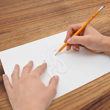 Westcott FC-8 French Curve Template Set (8-Piece)