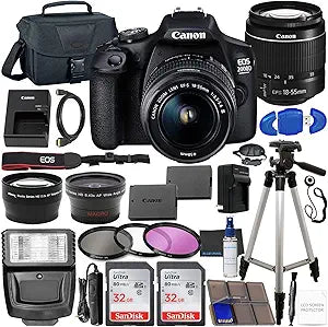 Canon 2000D Rebel T7 DSLR Camera Bundle