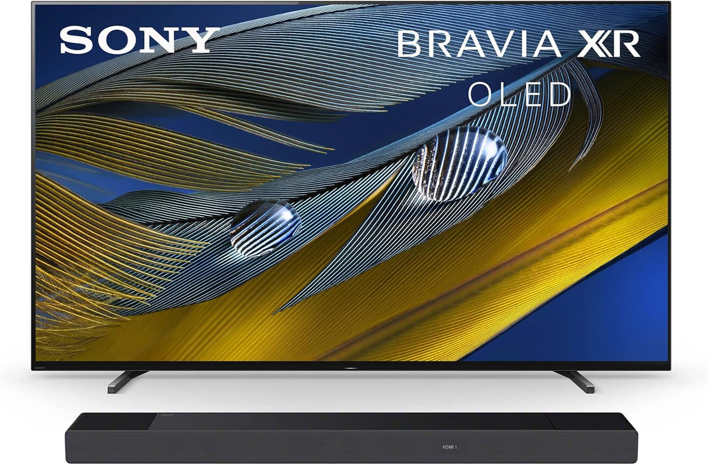 Sony HT A7000 7.1.2ch Soundbar with Alexa & A80J 65" BRAVIA XR OLED 4K TV