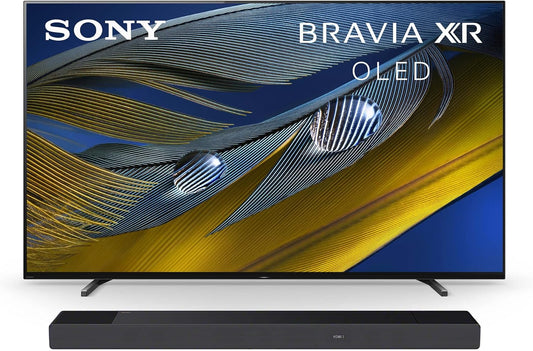 Sony HT A7000 7.1.2ch Soundbar with Alexa & A80J 65" BRAVIA XR OLED 4K TV