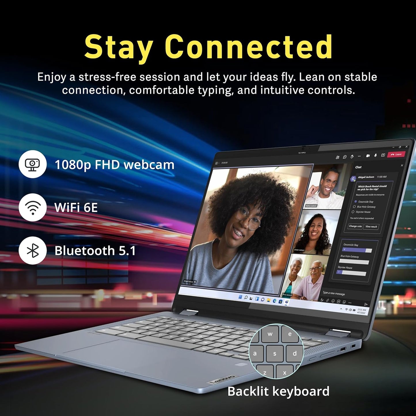 Lenovo Flex 5 14" i3 Touch 2-in-1 Laptop