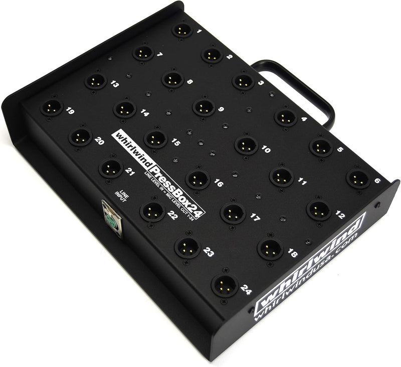 Whirlwind PB24 1-Line to 24-Mic Out Press Box — main product image