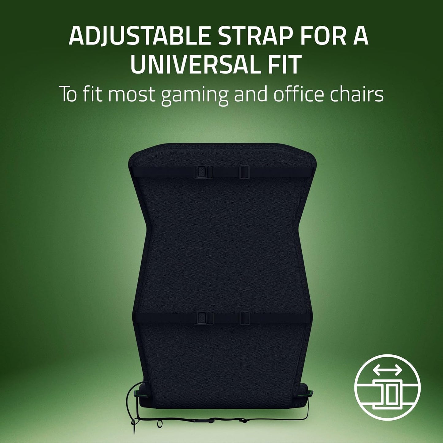 Razer RC81-04340101-R3U1 Freyja HD Haptic Gaming Chair Cushion