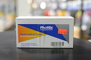 Phottix 81565 Flash Cable for Canon Battery Pack — main product image