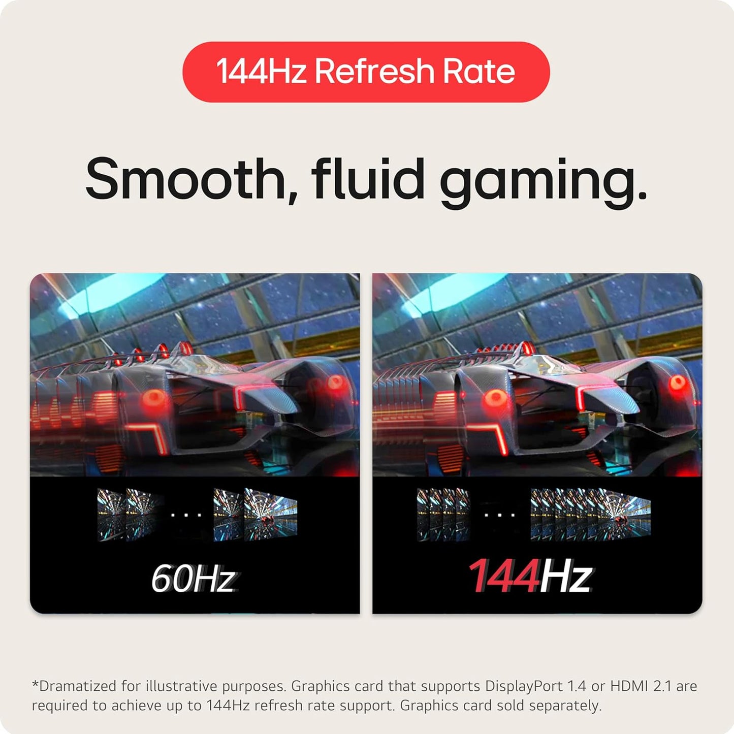 LG 27GL83A-B UltraGear 27" QHD 144Hz Gaming Monitor