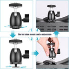 Neewer Mini Tripod Ball Head with Phone Holder