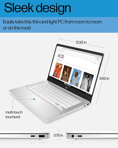 HP 60F97UA#ABA 14" Chromebook, Celeron N4120, 64GB SSD