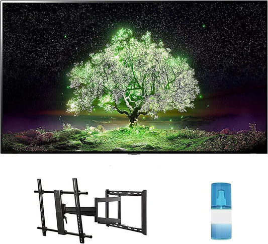 LG OLED48A1PUA 48-Inch 4K Smart OLED TV Bundle (Used)
