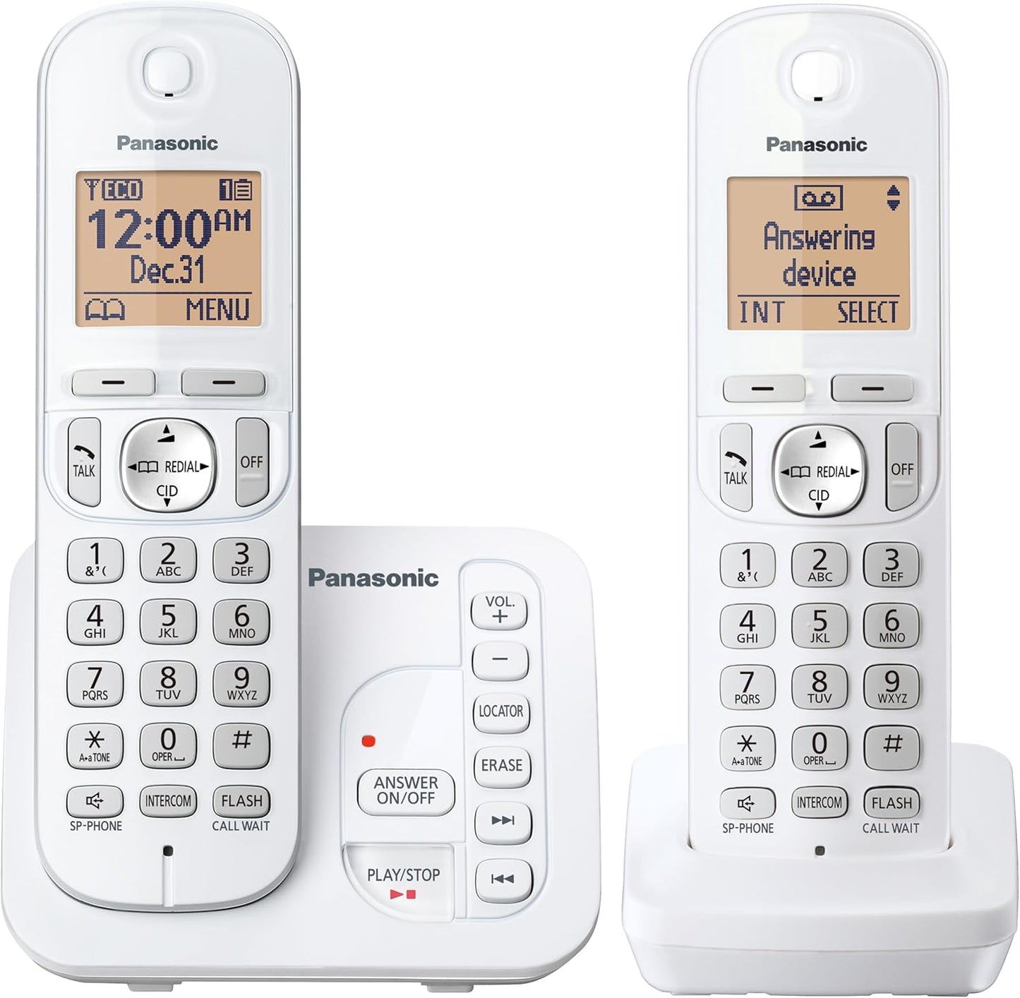 Panasonic KX-TG7122SK 2-Handset Cordless Phone