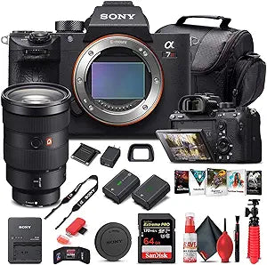 Sony ILCE7RM3/B Alpha a7R III Mirrorless Camera 24-70mm Lens Bundle