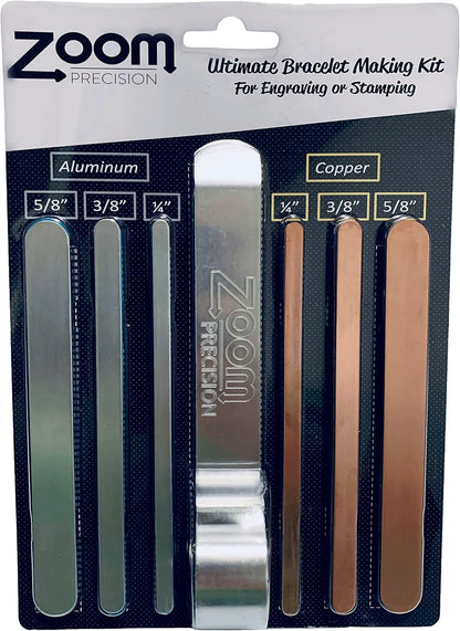 Zoom 1 Metal Stamping Bracelet Kit: Aluminum & Copper