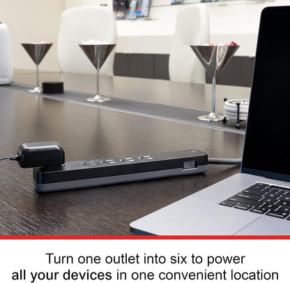 GE 62692 6-Outlet Surge Protector Power Strip
