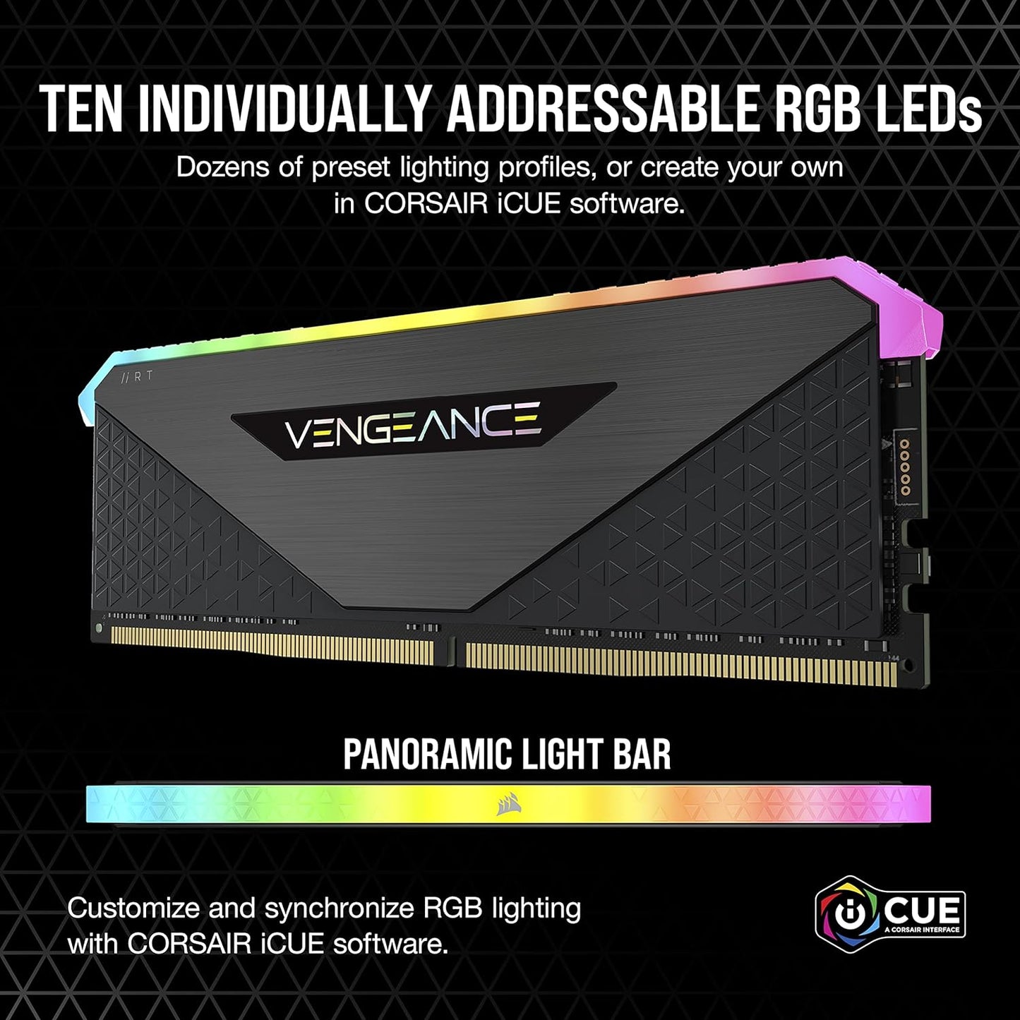 Corsair CMN32GX4M2Z4600C18 Vengeance RGB RT 32GB DDR4 Memory