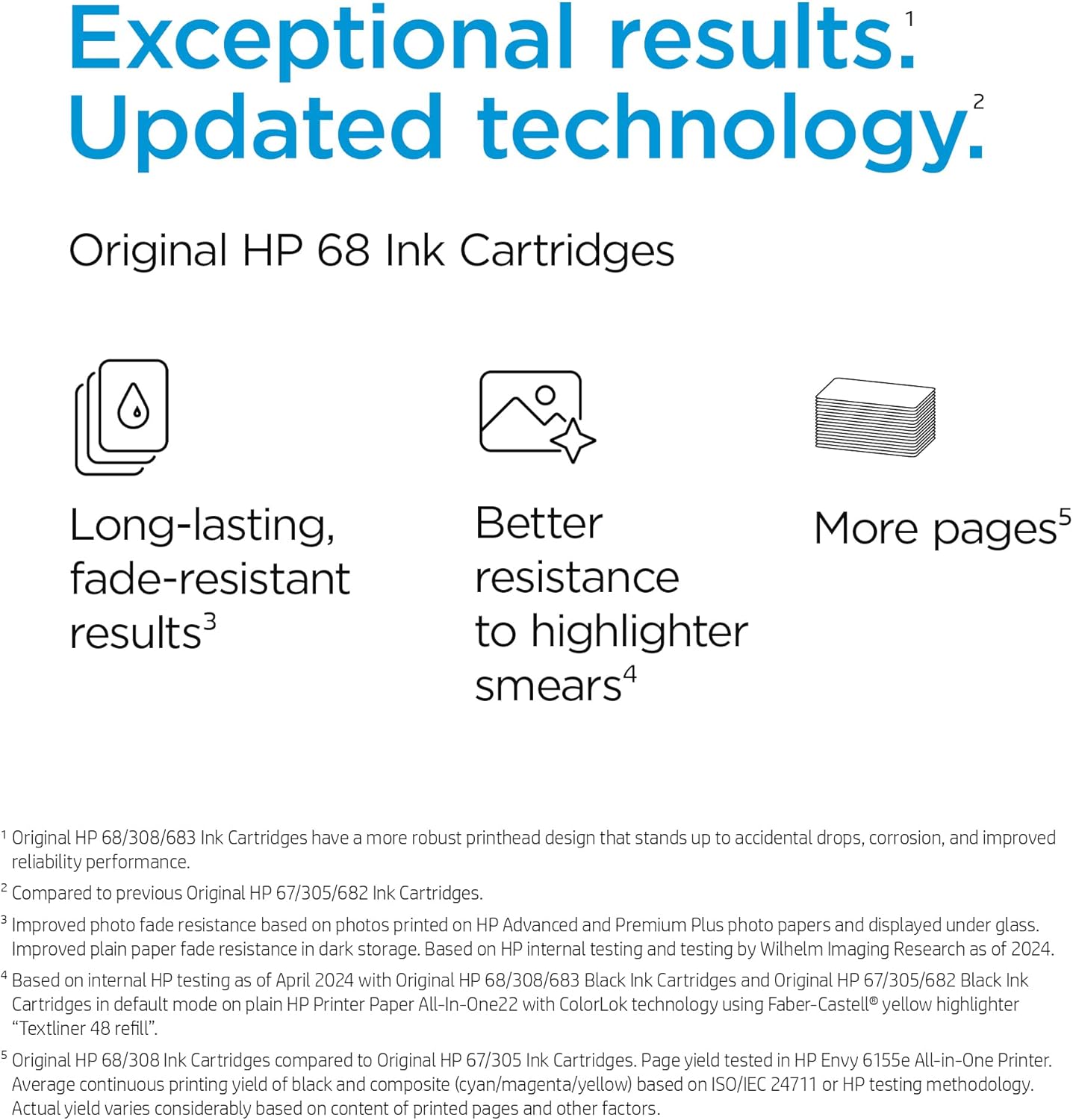 HP 7FP20TN 68 Tri-Color Ink Cartridge Envy Series