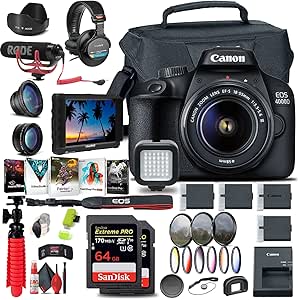 Canon EOS Rebel T100 DSLR Camera Bundle with 18-55mm Lens (Renewed)