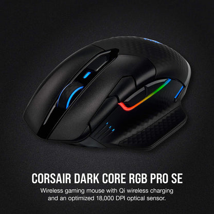 Corsair CH-9315511-NA Dark Core RGB Pro SE Wireless Gaming Mouse