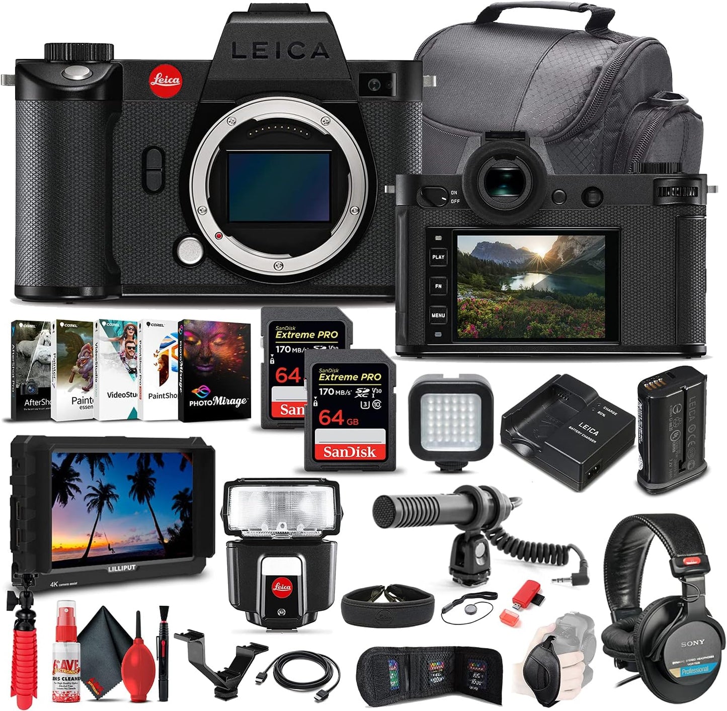 Leica 10880 SL2-S Mirrorless Camera Bundle
