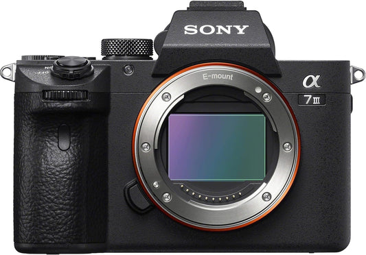 Sony ILCE7M3/B Alpha a7 III Full-Frame Mirrorless Camera (Renewed)