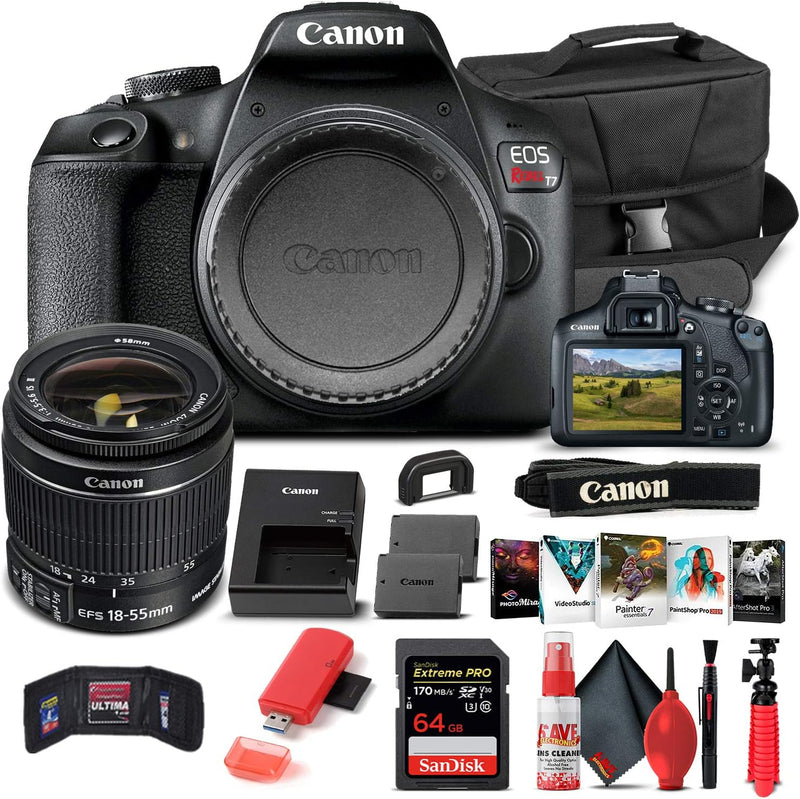 Canon 2727C002 EOS Rebel T7 DSLR Camera Bundle Renewed — main product image
