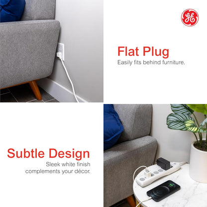 GE 67051 6-Outlet Surge Protector with 6ft Cord