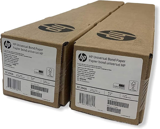 HP 40374 Wide Format Bond Paper - 24" x 150 ft, 2 Rolls