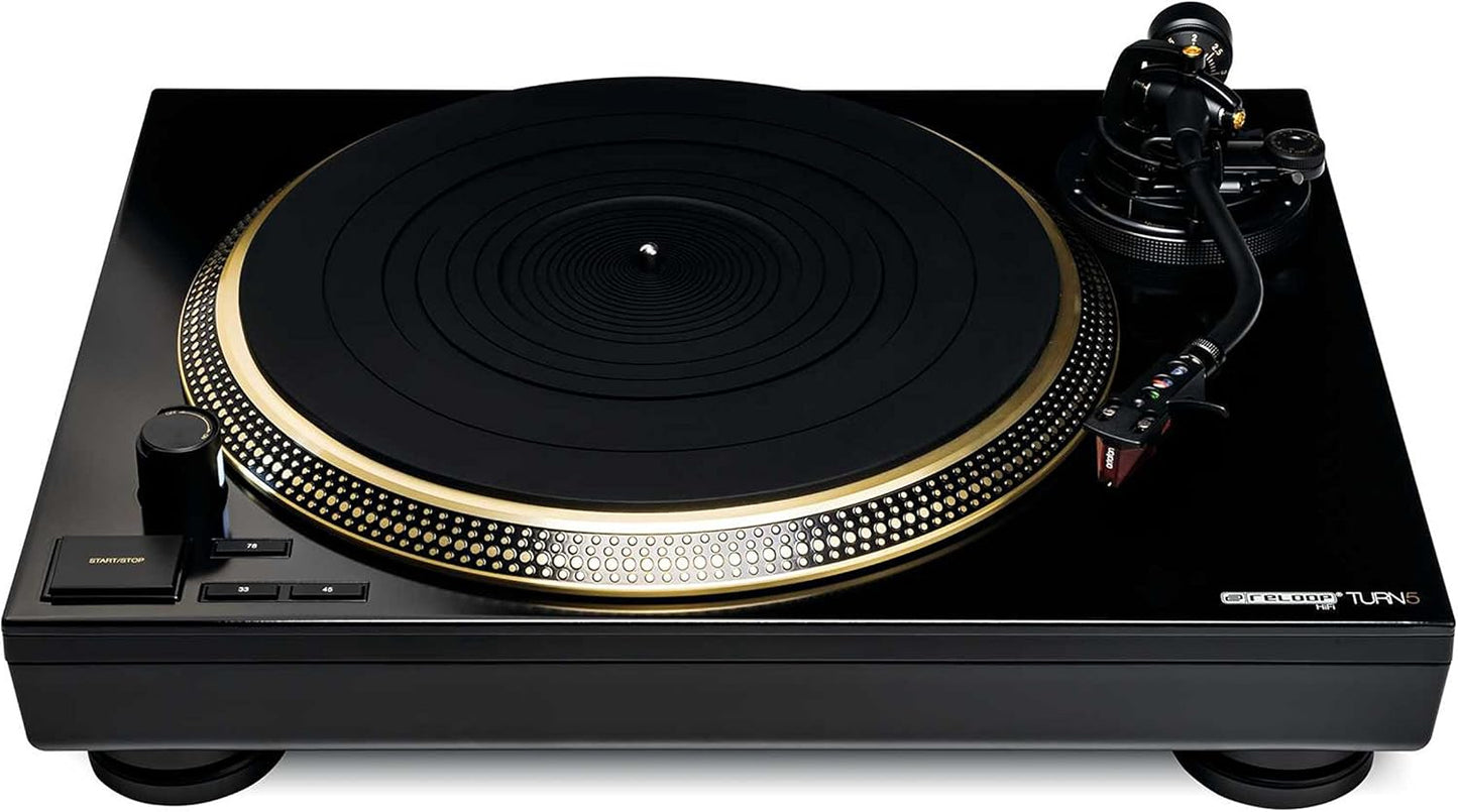 Reloop AMS-TURN-5 Direct Drive HiFi Turntable - Ortofon 2M Red