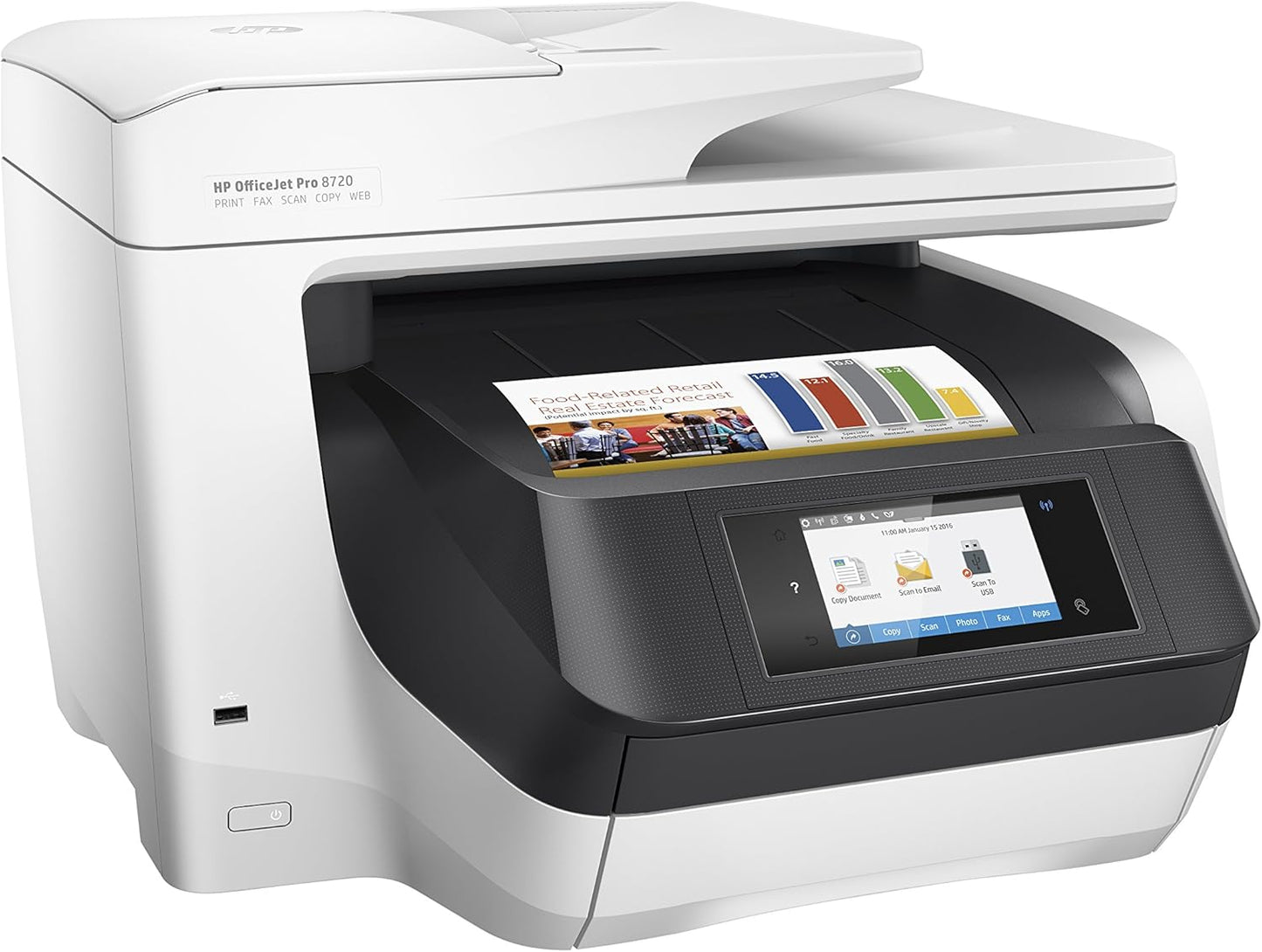 HP 8720 OfficeJet Pro Wireless All-in-One Printer