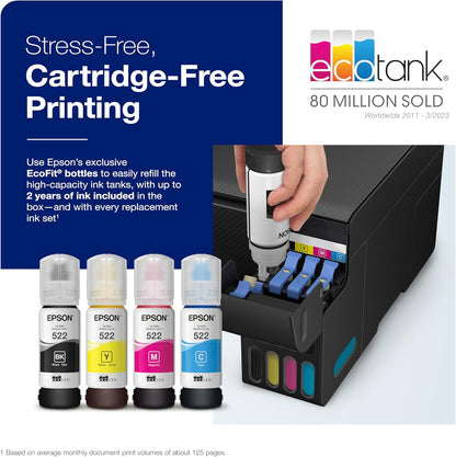 Epson EcoTank ET-2400 Wireless All-in-One Supertank Printer Renewed