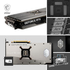 MSI V510-007R GeForce RTX 4090 SUPRIM Liquid X 24G Graphics Card