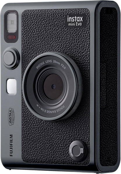 Fujifilm INSTAX Mini EVO Dark Silver Instant Camera Bundle