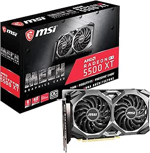 MSI RX 5500 XT MECH 8G OC Gaming Graphics Card — main product image