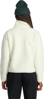 Spyder 38B415310 Women's Cloud Fleece Sherpa Snap Pullover