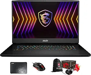 MSI TITANGT7712009 Gaming Laptop: i7-12800HX, 64GB, 2TB SSD, RTX 3070 Ti — main product image