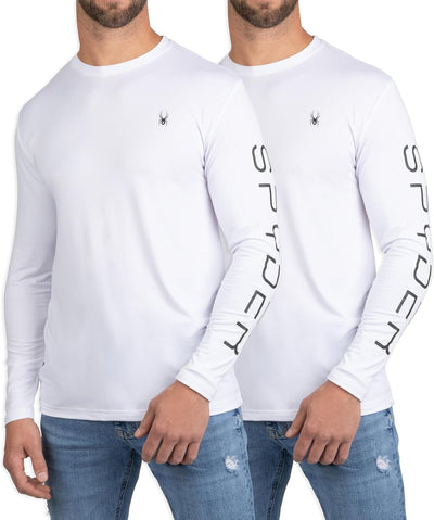 Spyder Crew Neck Long Sleeve Undershirts