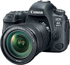 Canon 6D Mark II EF 24-105mm IS STM Lens WiFi (Renewed)