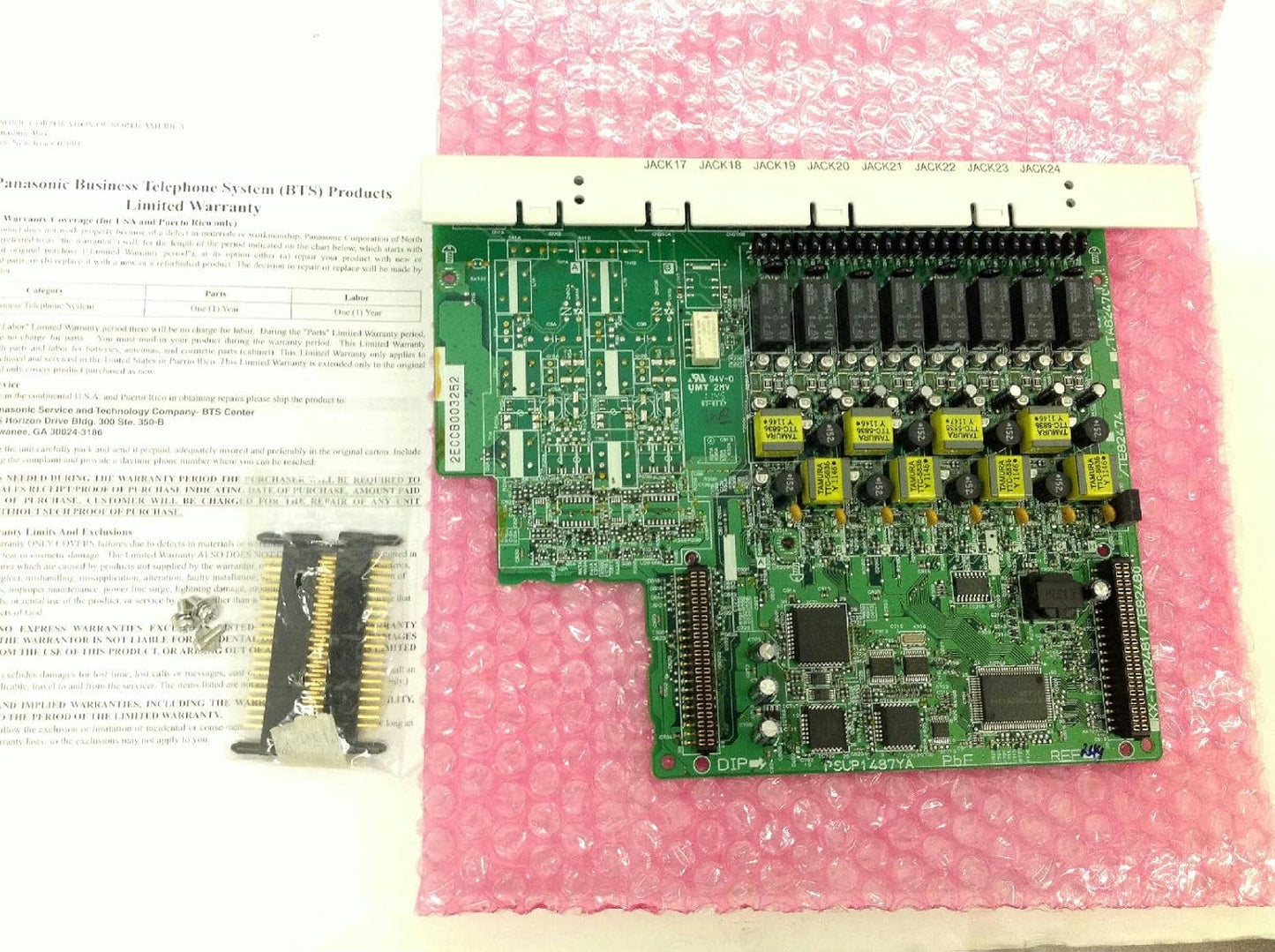 Panasonic KX-TA82470 0x8 Extension Card