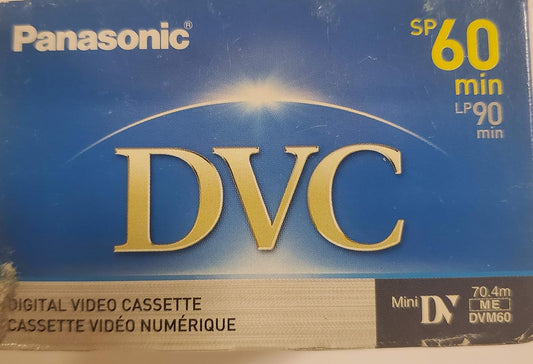 Panasonic AYDVM60EJ5P MiniDV Tapes 60 Minute 5-Pack