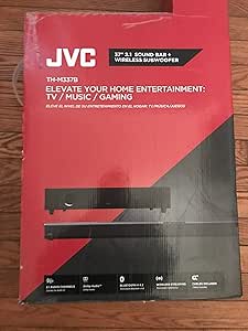 JVC TH-M337B 37-inch 2.1 Channel Bluetooth Sound Bar with Subwoofer
