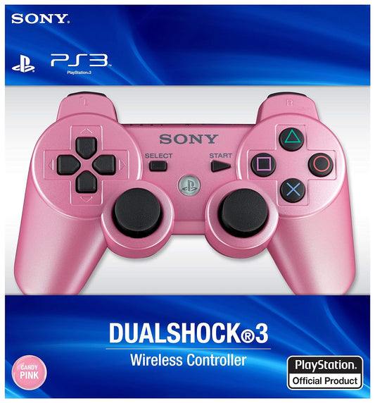 Sony Dualshock 3 Wireless Controller Candy Pink (Renewed)