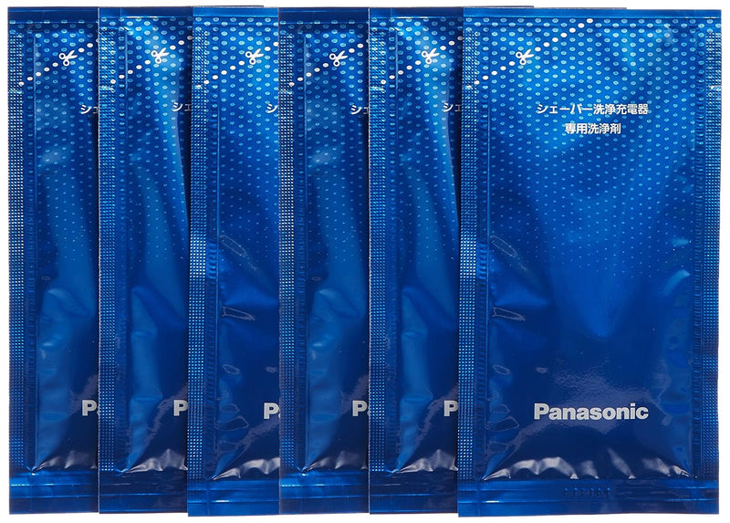 Panasonic ES-4L06A Shaver Cleaning Charger Detergent 6-Pack — main product image