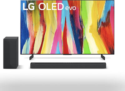 LG OLED42C2PUA 42" 4K Smart TV & S65Q Soundbar