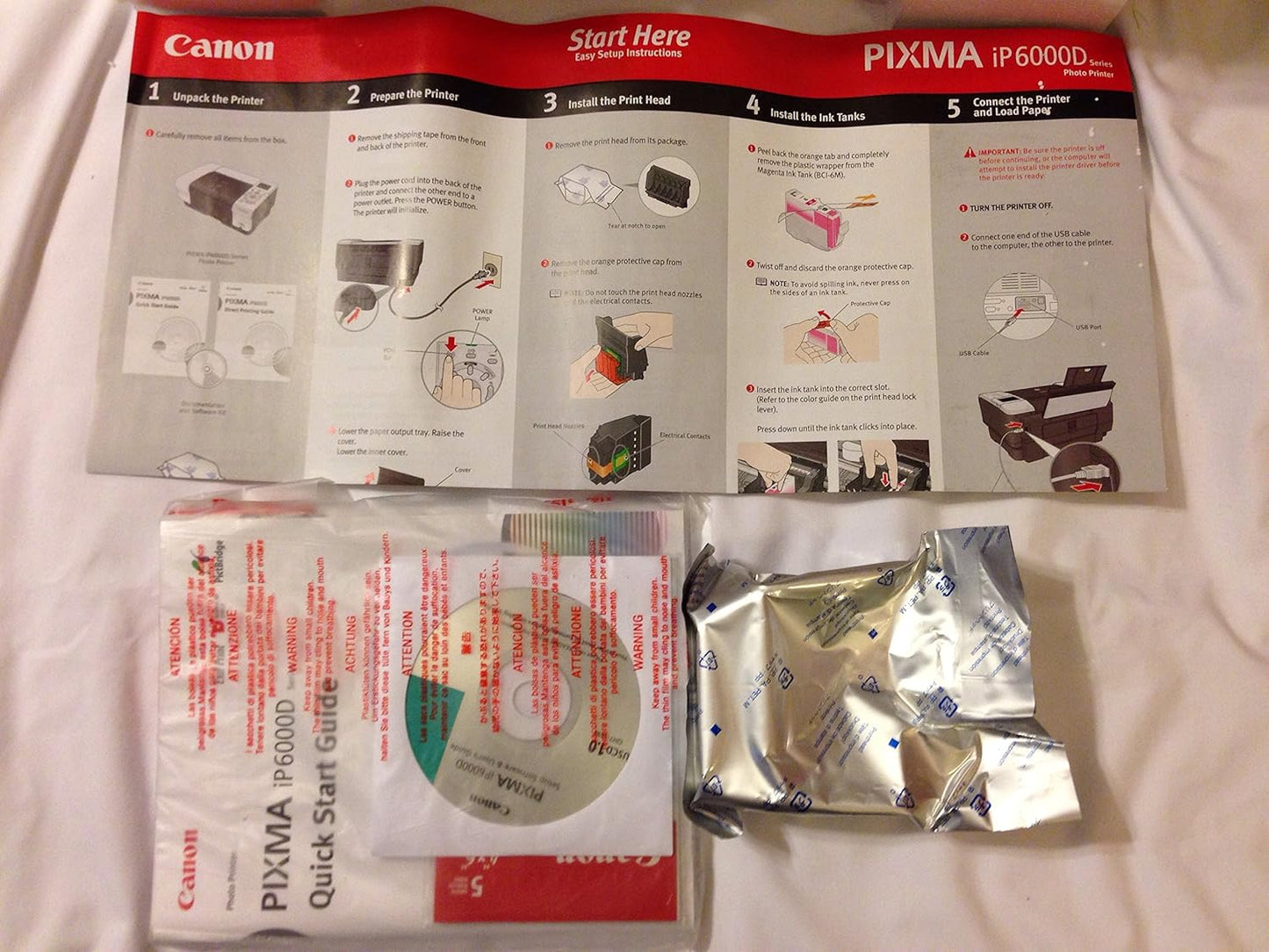 Canon 9315A001 PIXMA iP6000D Photo Printer